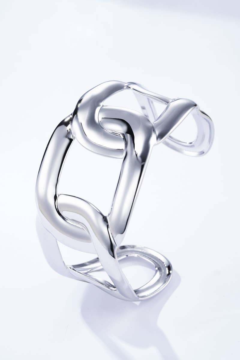 Stainless steel bangle 324AQ145