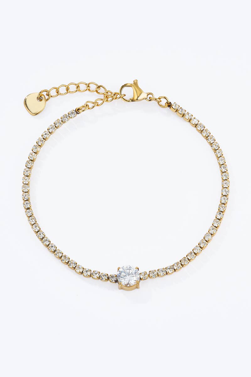 Stainless steel bracelet 324RX163
