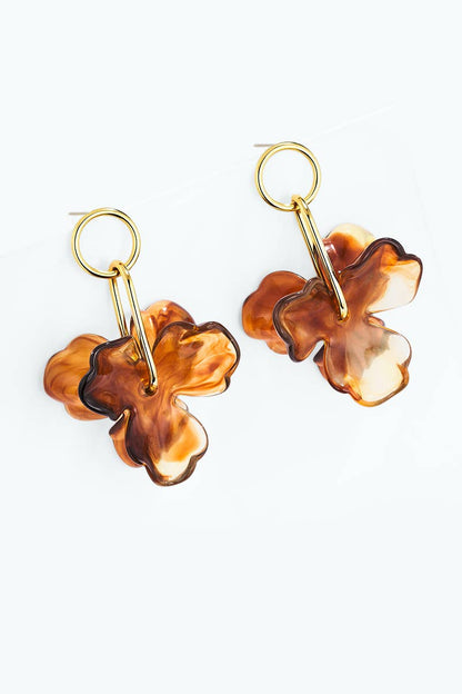 Boucles d'oreille en acier inoxydable 124AQ765