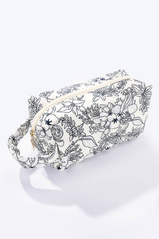 Pochette motif fleuri CY229JH