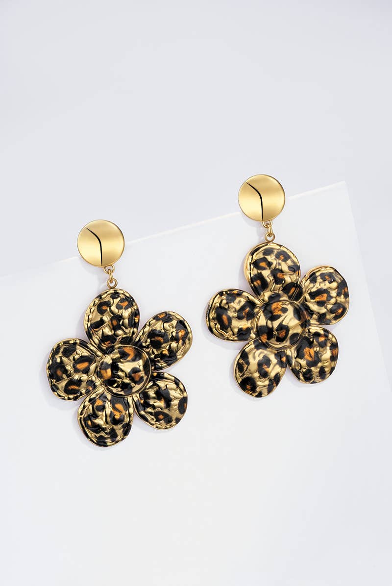 Boucles d'oreille en acier inoxydable 124RX197