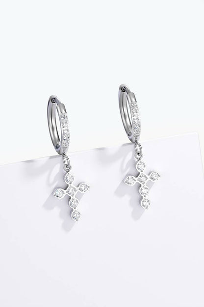 124AQ671 stainless steel earrings