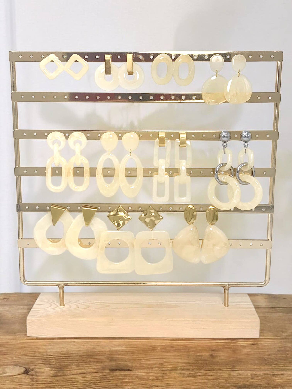 Set de boucles d'oreilles en acier inoxydable SET81