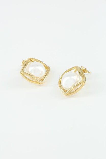Boucles d'oreilles en acier inoxydable 124AQ323