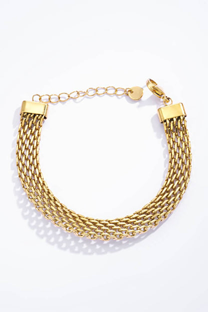 324RX19 Stainless steel chain bracelet