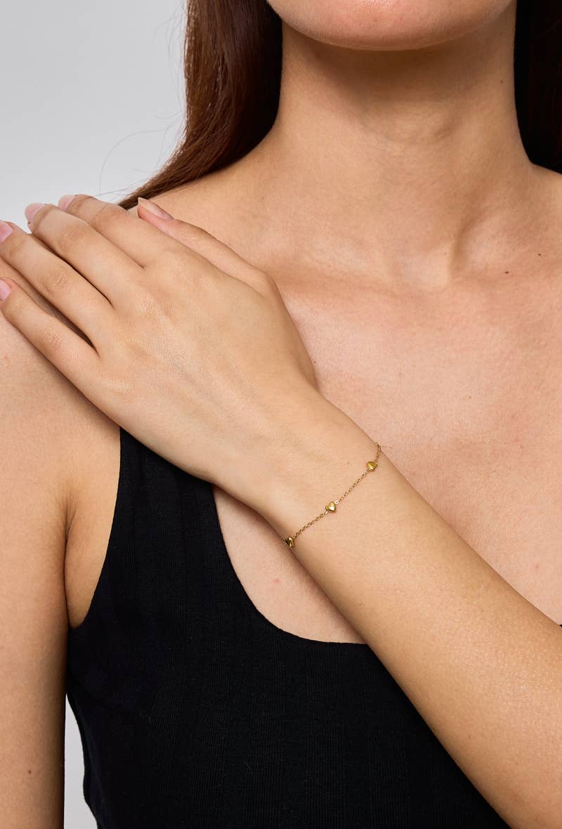 Bracelet cœur en acier inoxydable 324AQ45