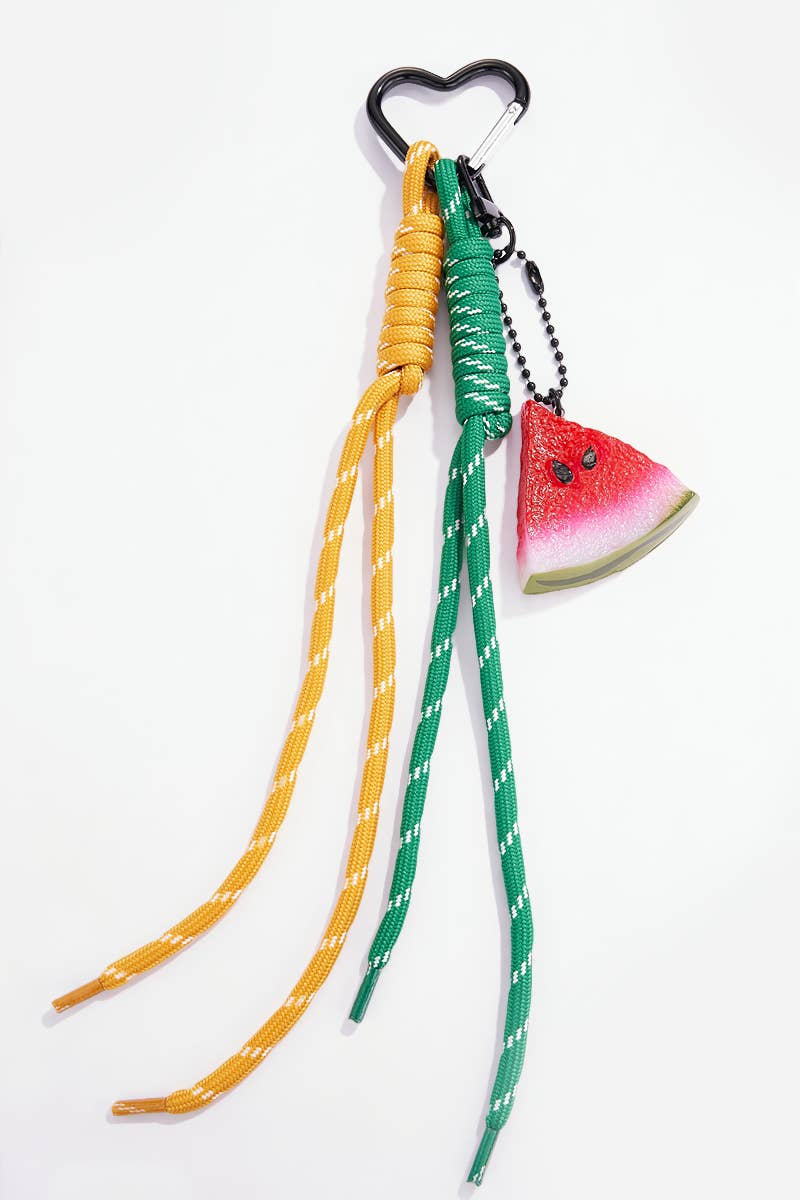 Grigri de sac et porte-clé Pastèque PC24
