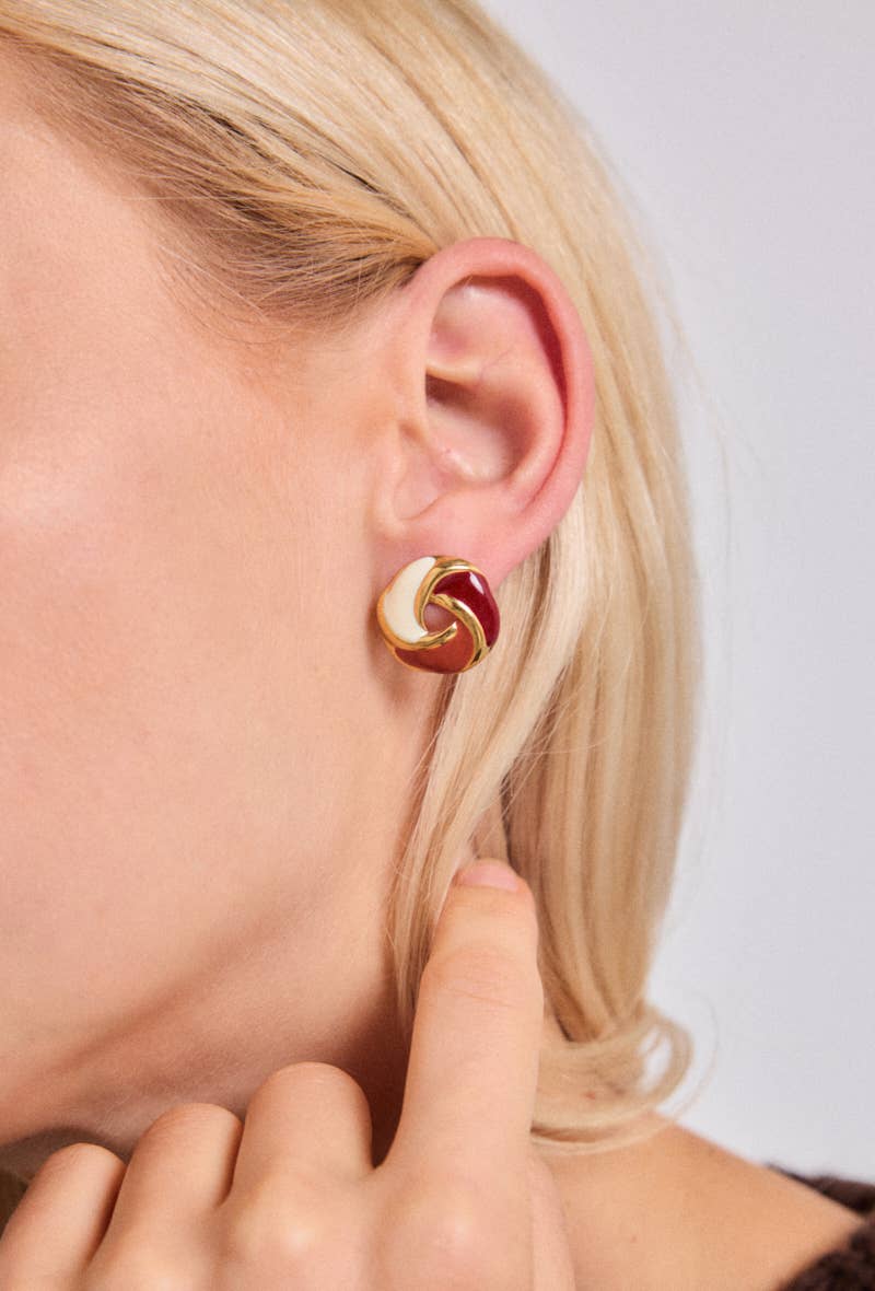 Stainless steel earrings 124RX201