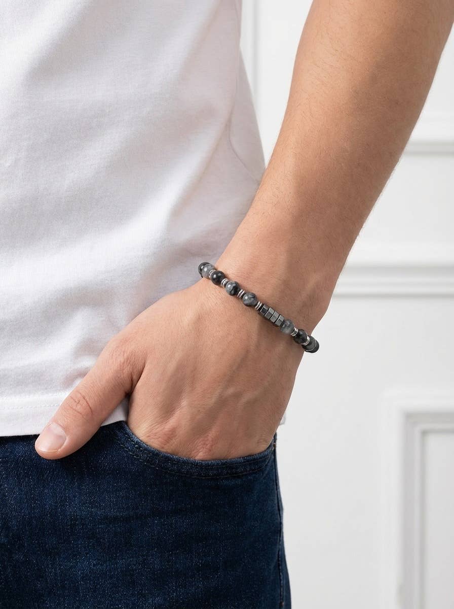 MEN'S stainless steel bracelet 324OP009AQ