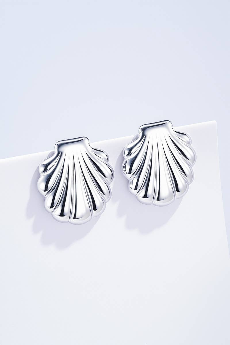 124AQ408 stainless steel earrings