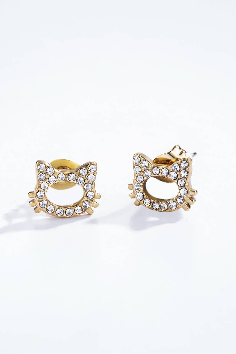 Boucles d'oreille en acier inoxydable 124RX109