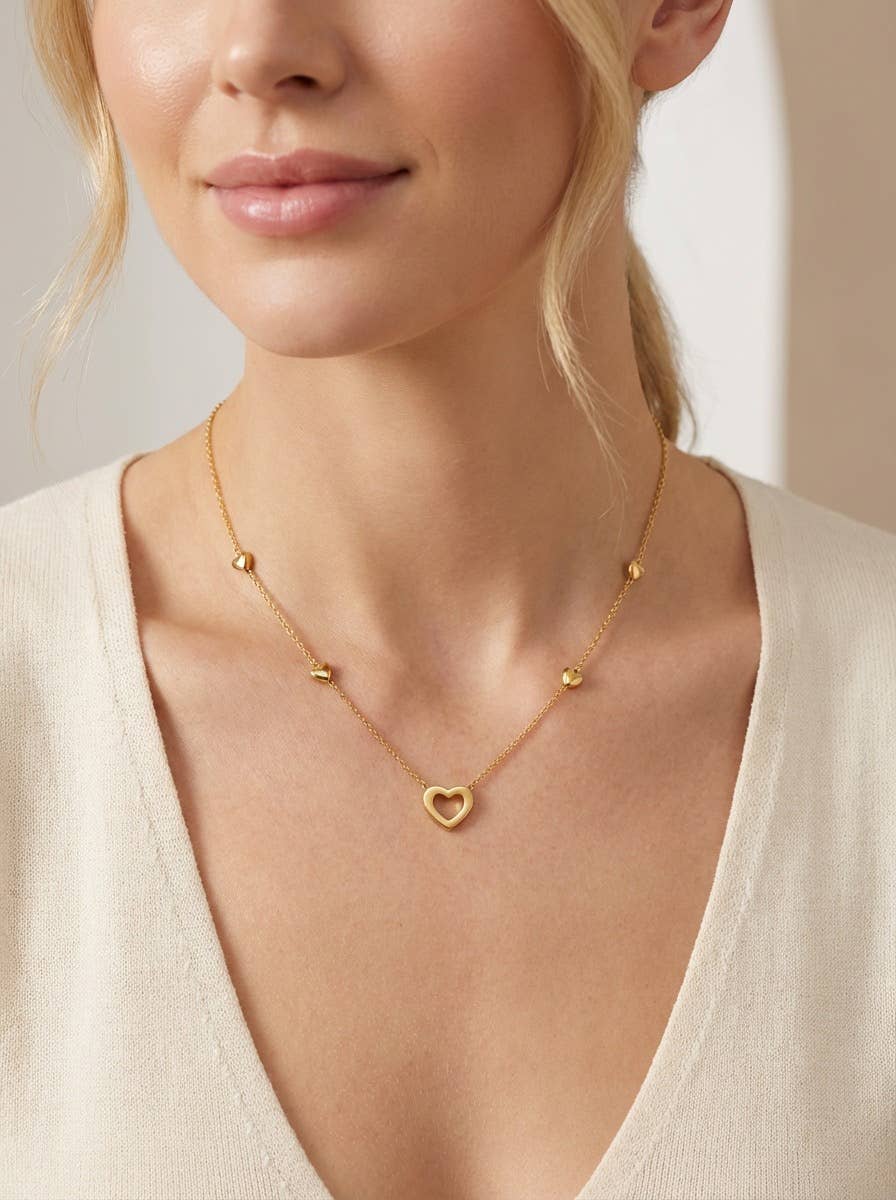 Stainless steel chain necklace 224AQ264
