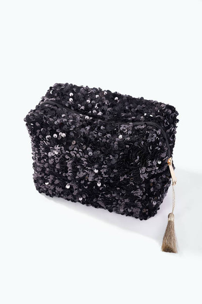 CY45 sequin makeup bag