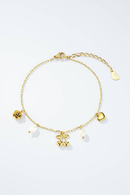 Stainless steel anklet 624AQ13