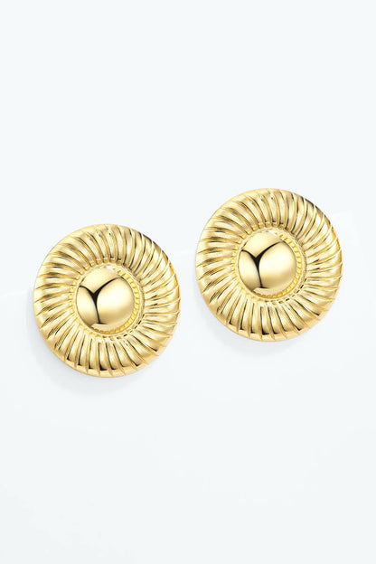 Boucles d'oreilles en acier inoxydable 124AQ688