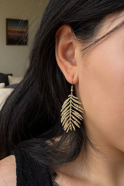 Stainless steel earrings 124AQ406