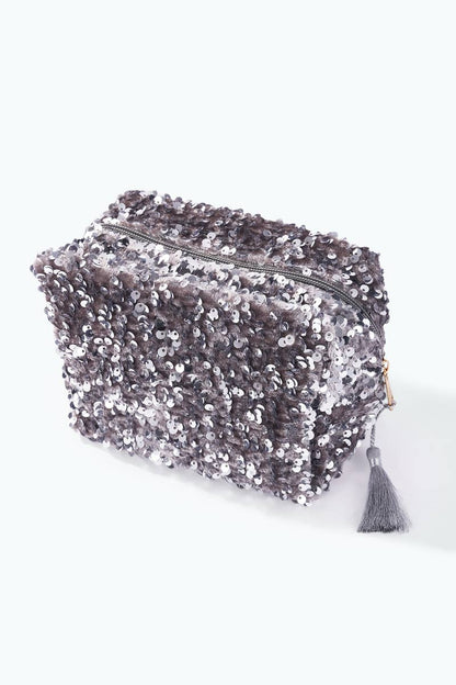 CY45 sequin makeup bag