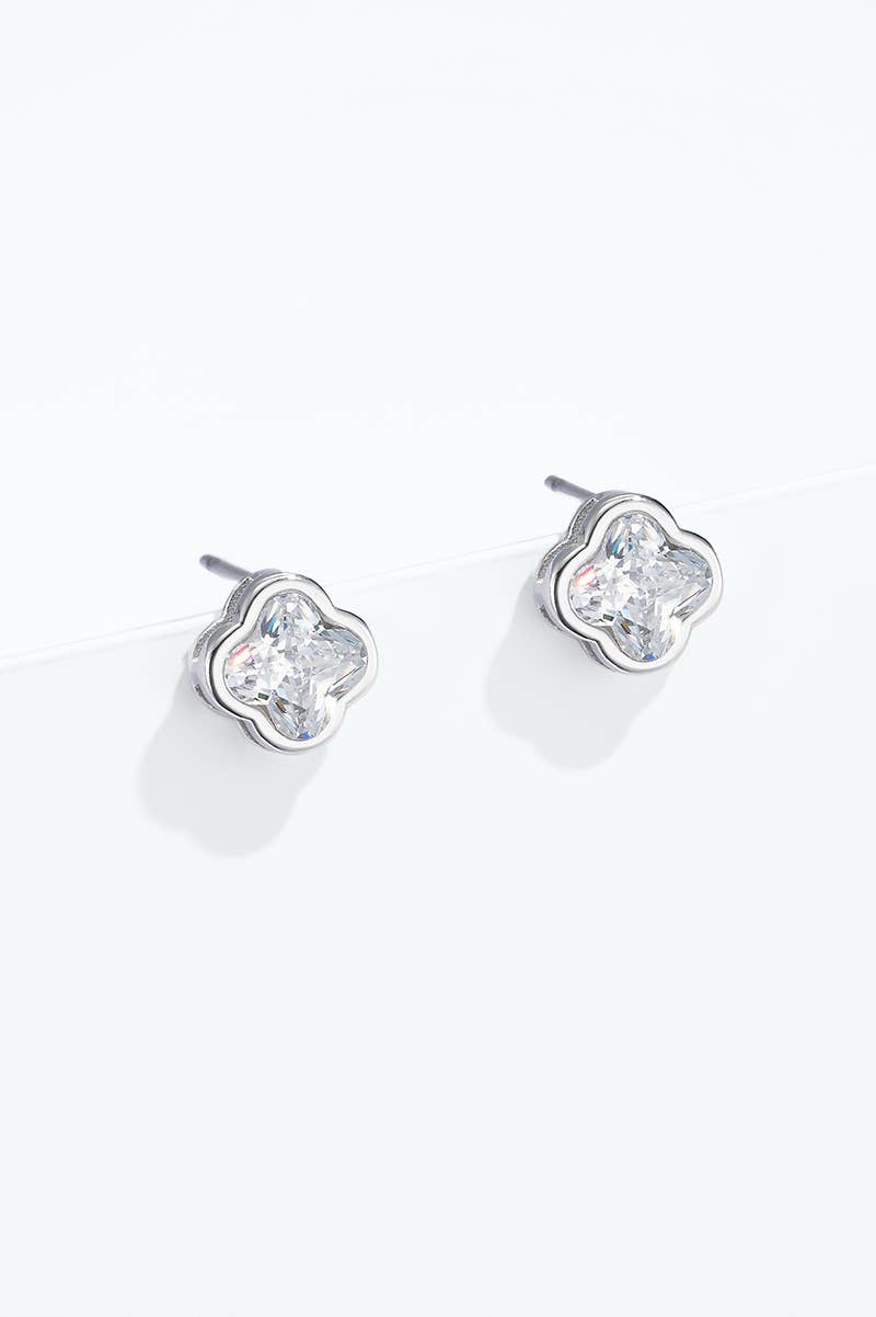Boucles d'oreille en acier inoxydable 124AQ572