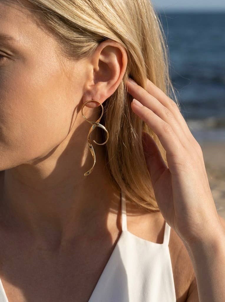 Boucles d'oreilles en acier inoxydable 124AQ649