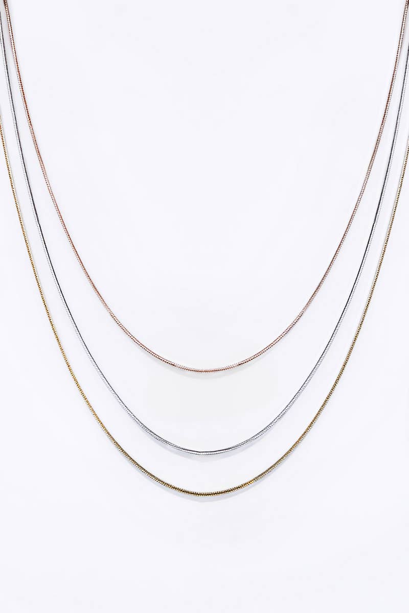 Stainless steel necklace 224AQ141