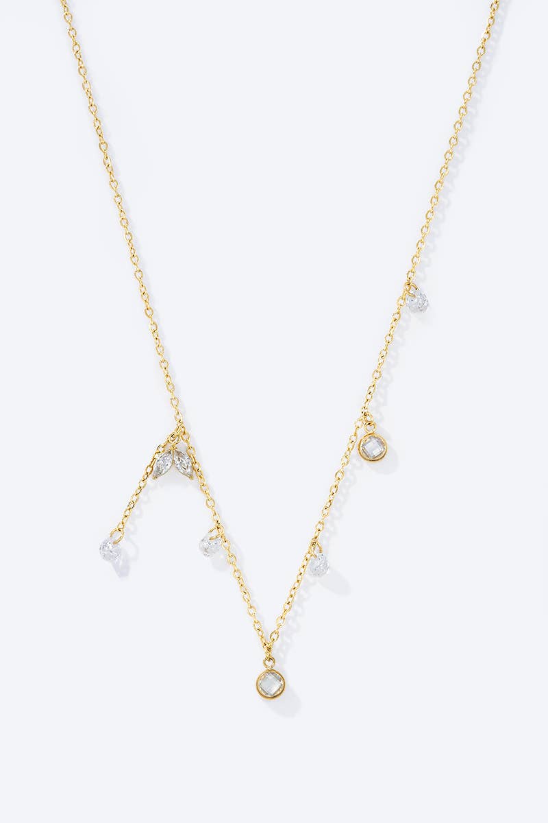 Stainless steel chain necklace 224AQ289