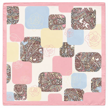 Patterned scarf 70 x 70 cm FL55