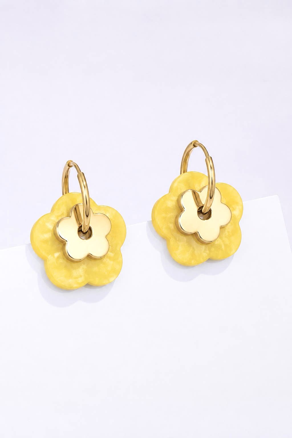 Boucles d'oreilles en acier inoxydable 124RX354