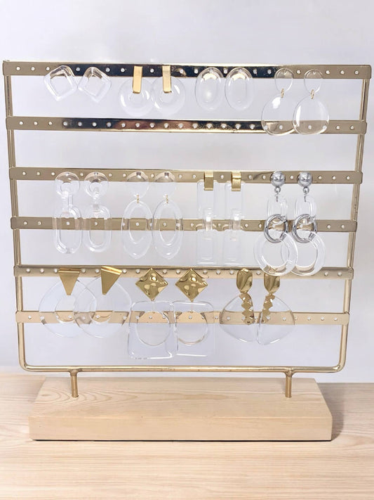Set de boucles d'oreilles en acier inoxydable SET80