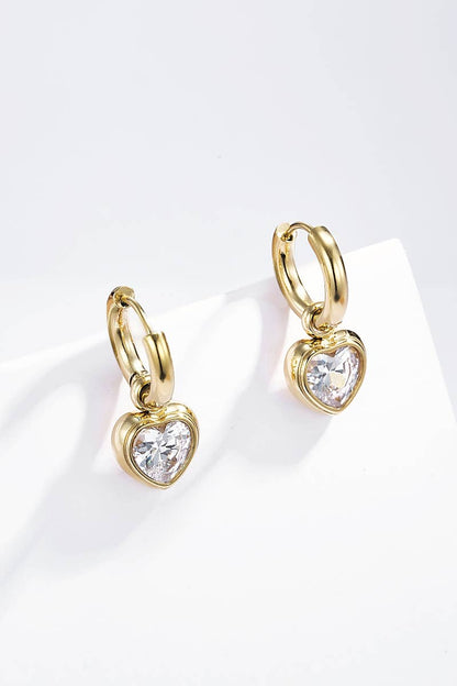 Boucles d'oreilles en acier inoxydable 124AQ241