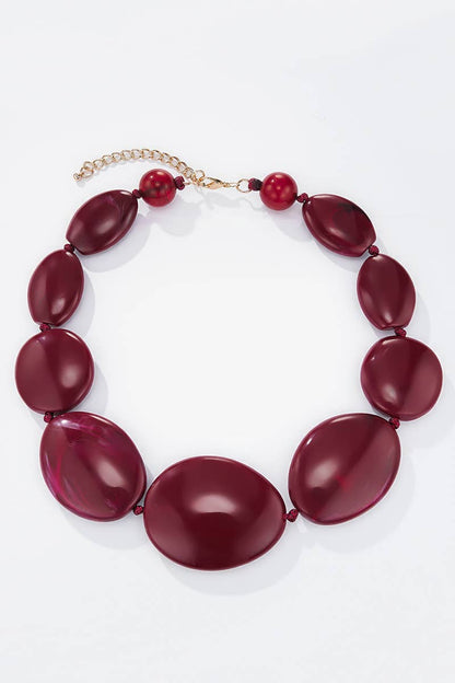 2WY01 resin necklace