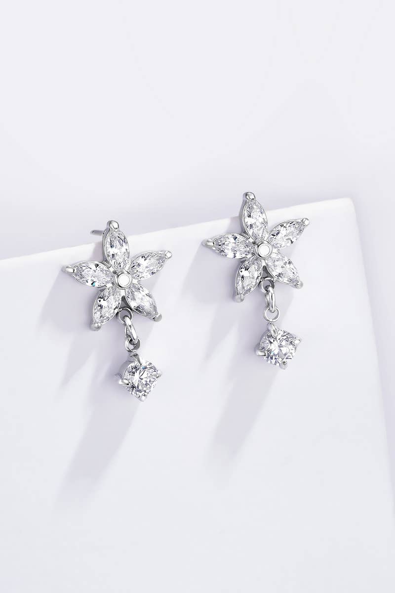 Boucles d'oreilles en acier inoxydable 124AQ552