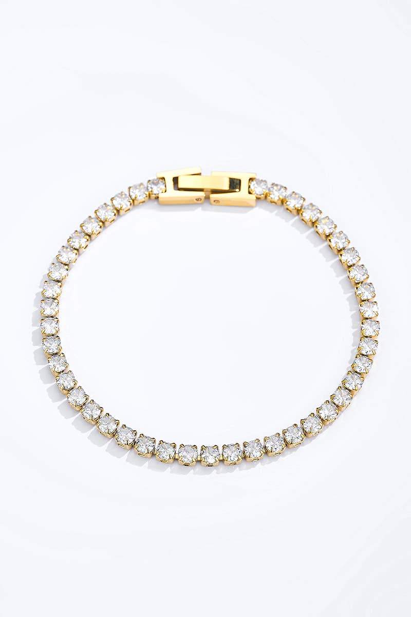 Stainless steel bracelet 324AQ174