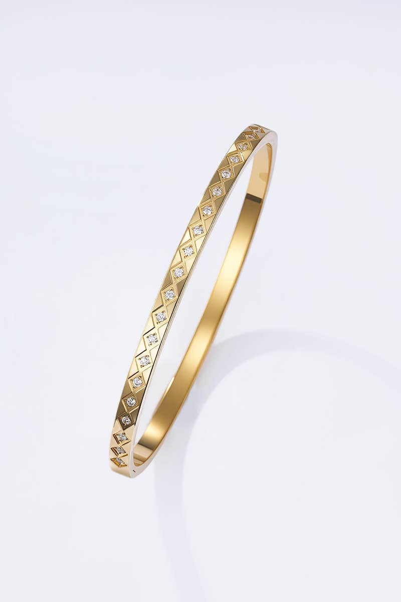 Bracelet jonc en acier inoxydable 324AQ302