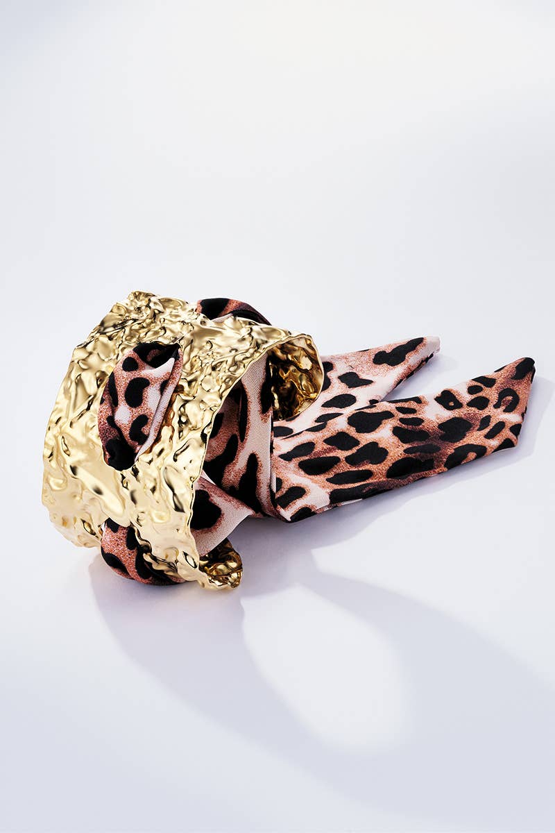 Stainless steel bangle bracelets with scarf 324JJ01