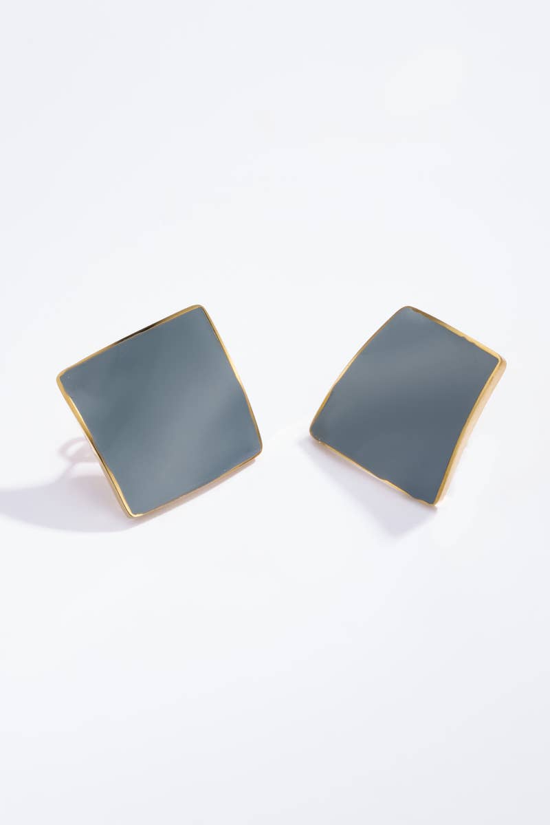 Stainless Steel Stud Earrings 124AQ108N109N110N111