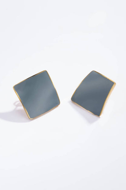 Stainless Steel Stud Earrings 124AQ108N109N110N111