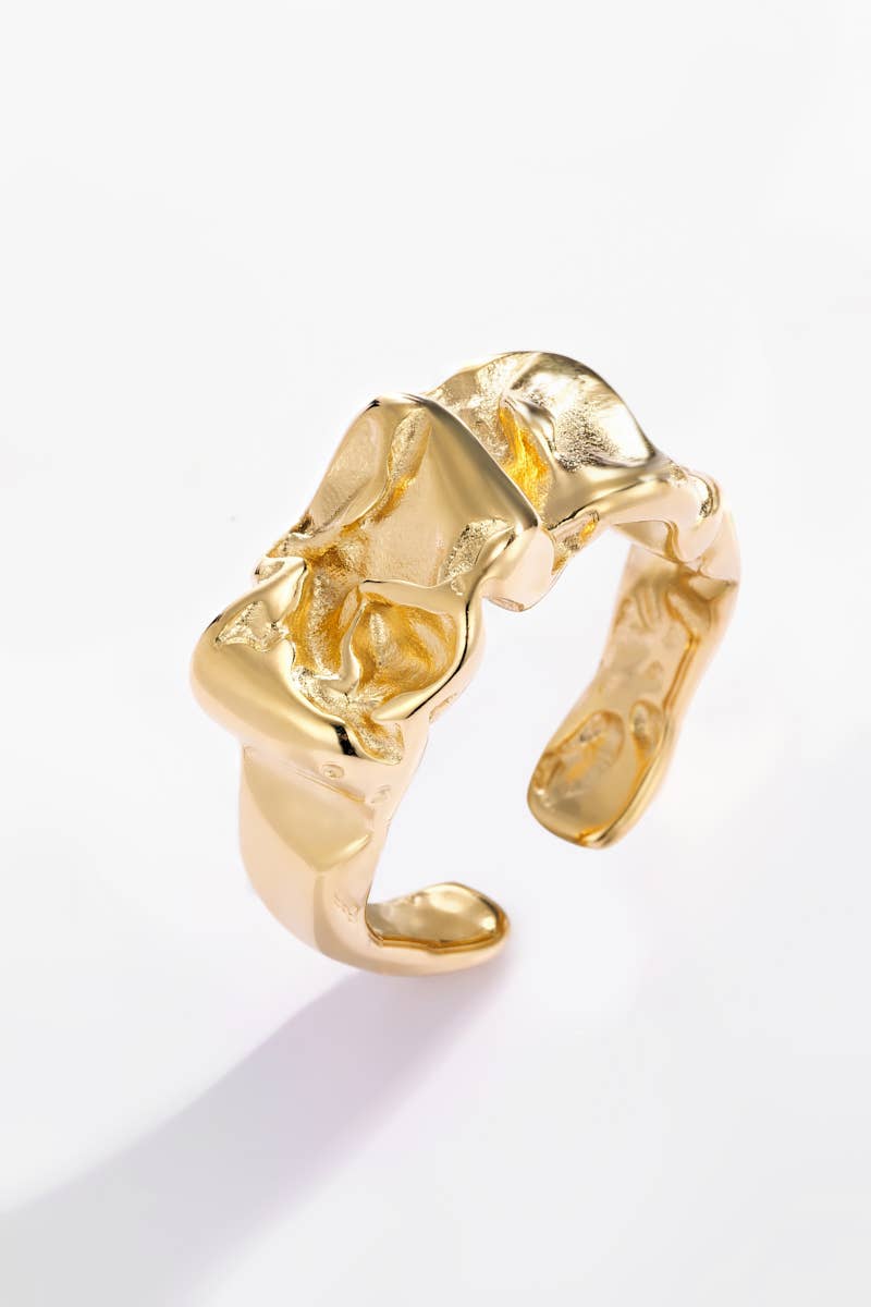 Bague texturé en acier inoxydable 424YC18