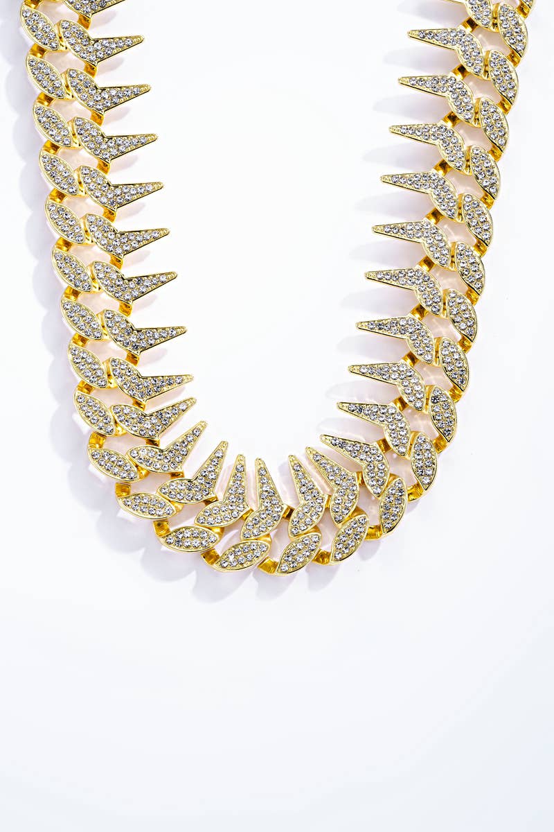 224KL25S-1 alloy necklace