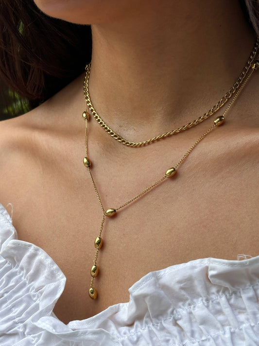 Collier double Y en acier inoxydable 224RX46