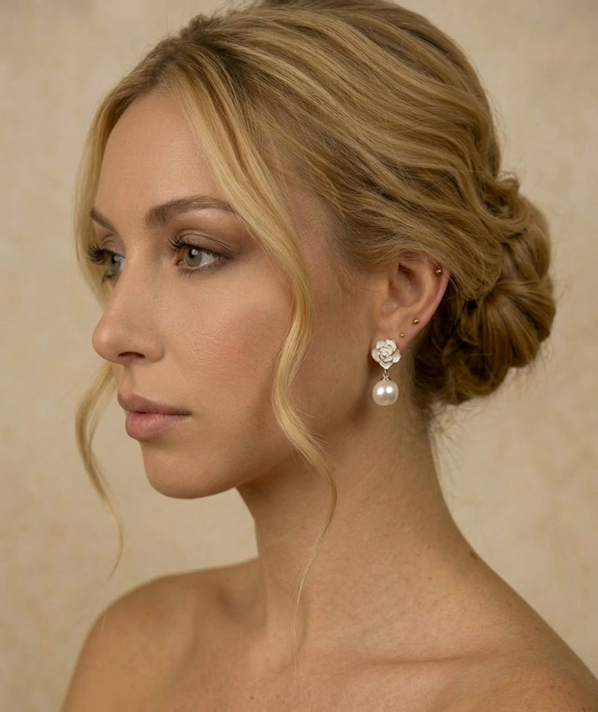 Stainless steel earrings 124AQ284
