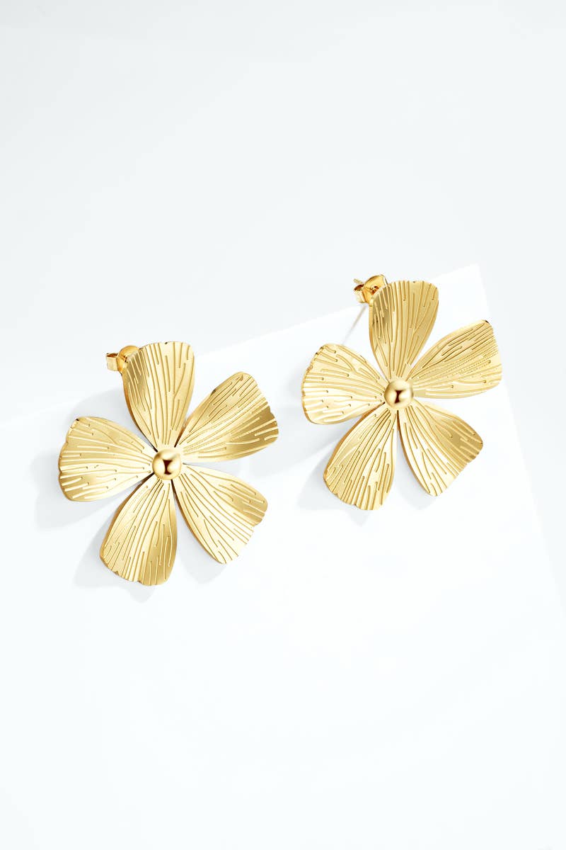 Boucles d'oreilles en acier inoxydable 124AQ696