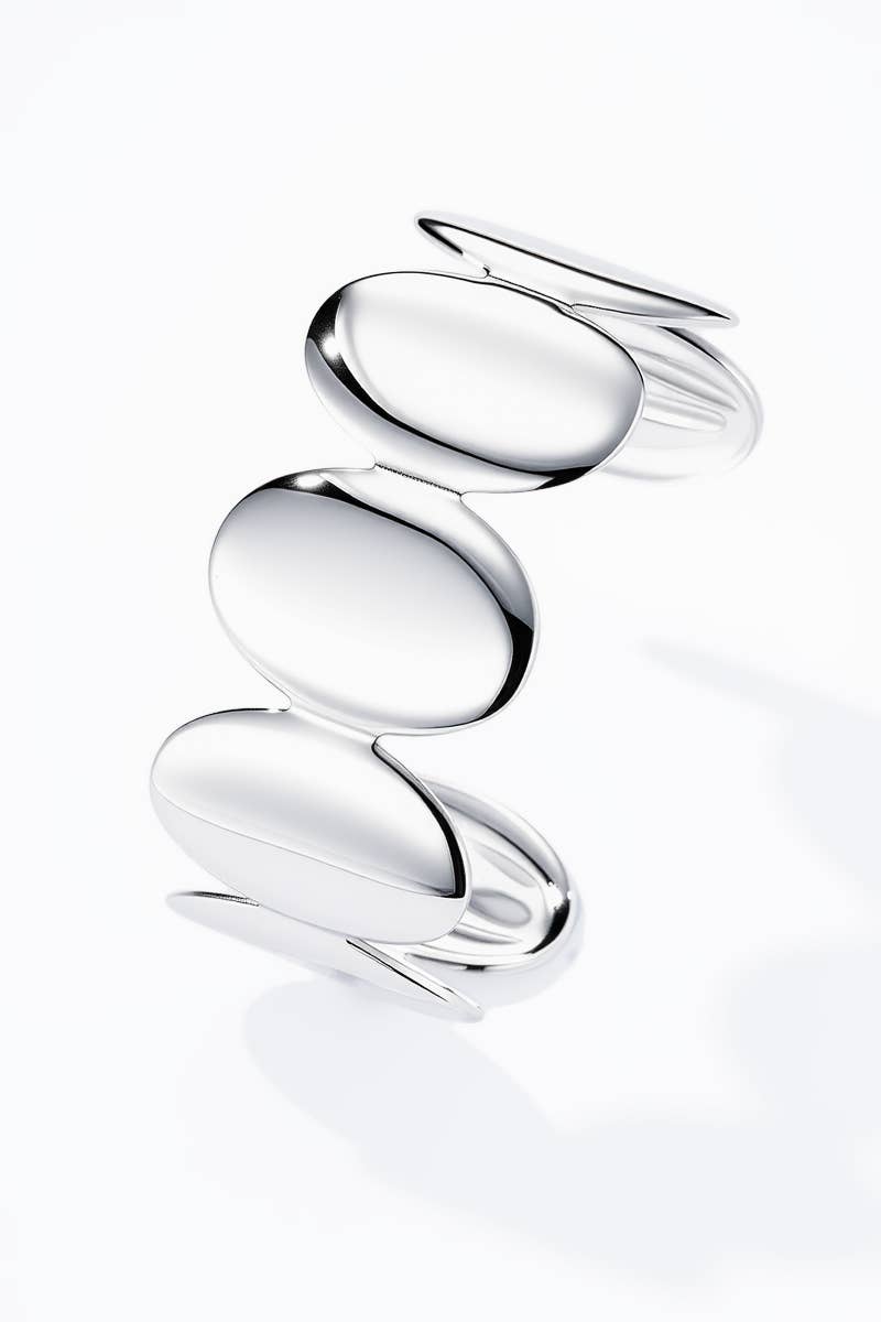 Stainless steel bangle bracelet 324AQ189