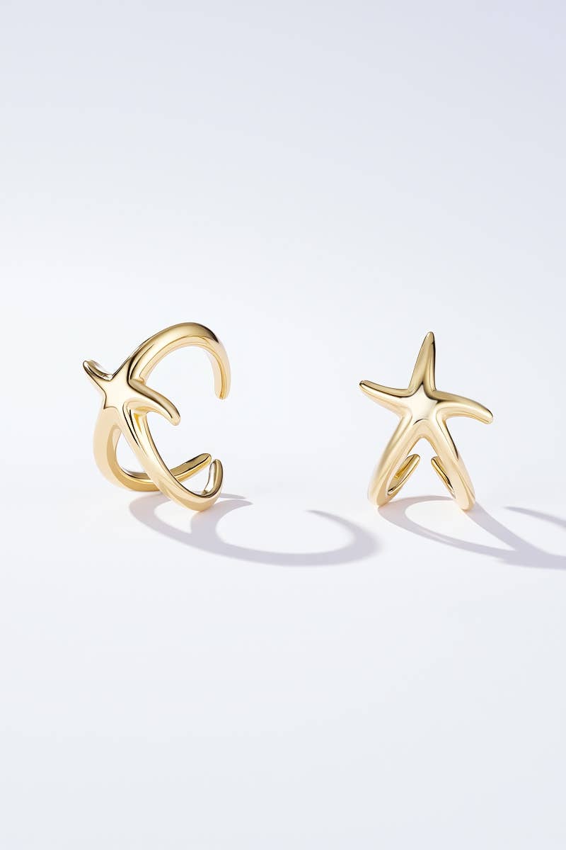 Stainless steel ear cuffs 124AQ529