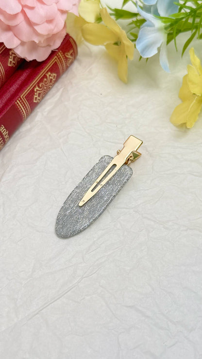 Glitter hair clips 6x2cm BRT200ZN