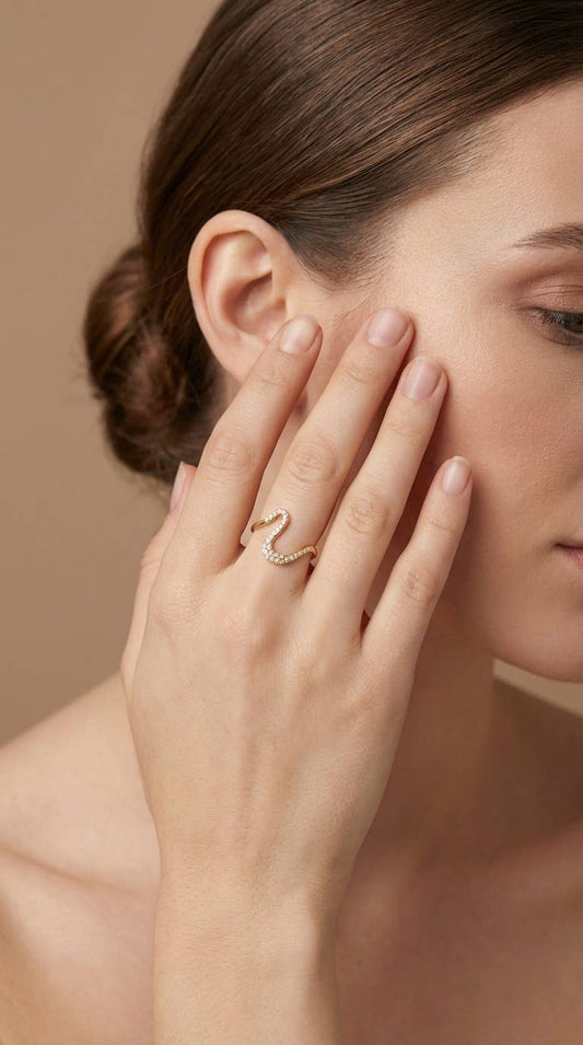 424RX331 stainless steel ring