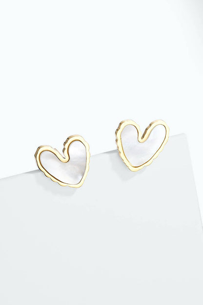 Stainless steel earrings 124AQ646