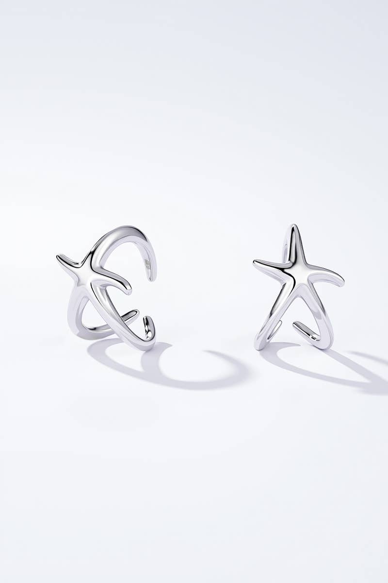 Stainless steel ear cuffs 124AQ529