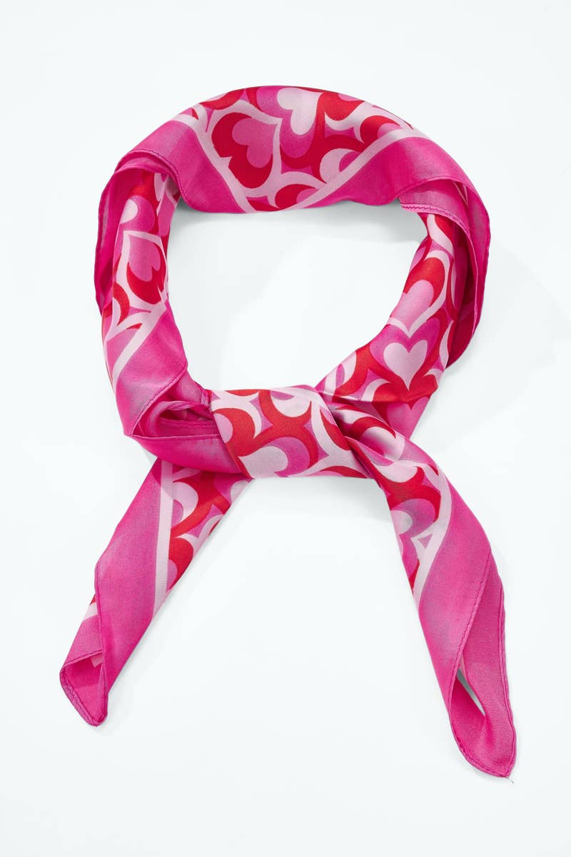 Patterned scarf 70 x 70 cm FL51