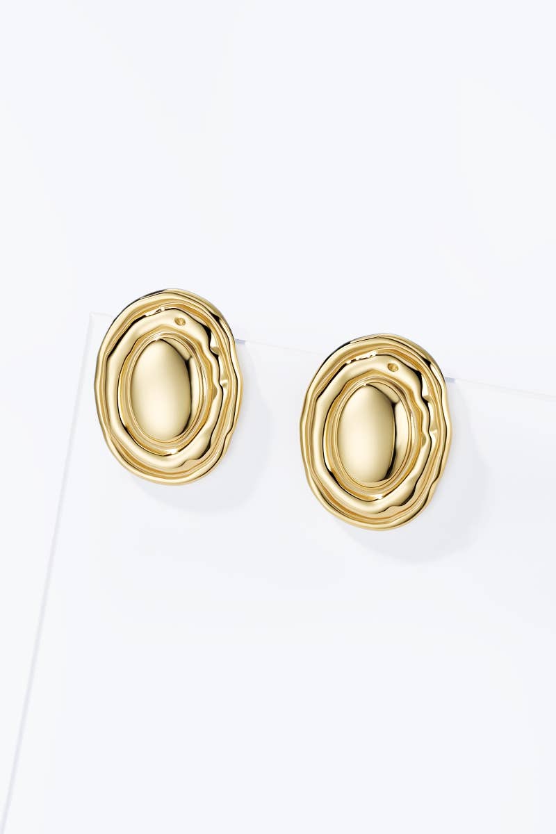 Stainless steel earrings 124AQ588