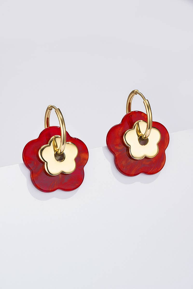 Stainless steel earrings 124RX258